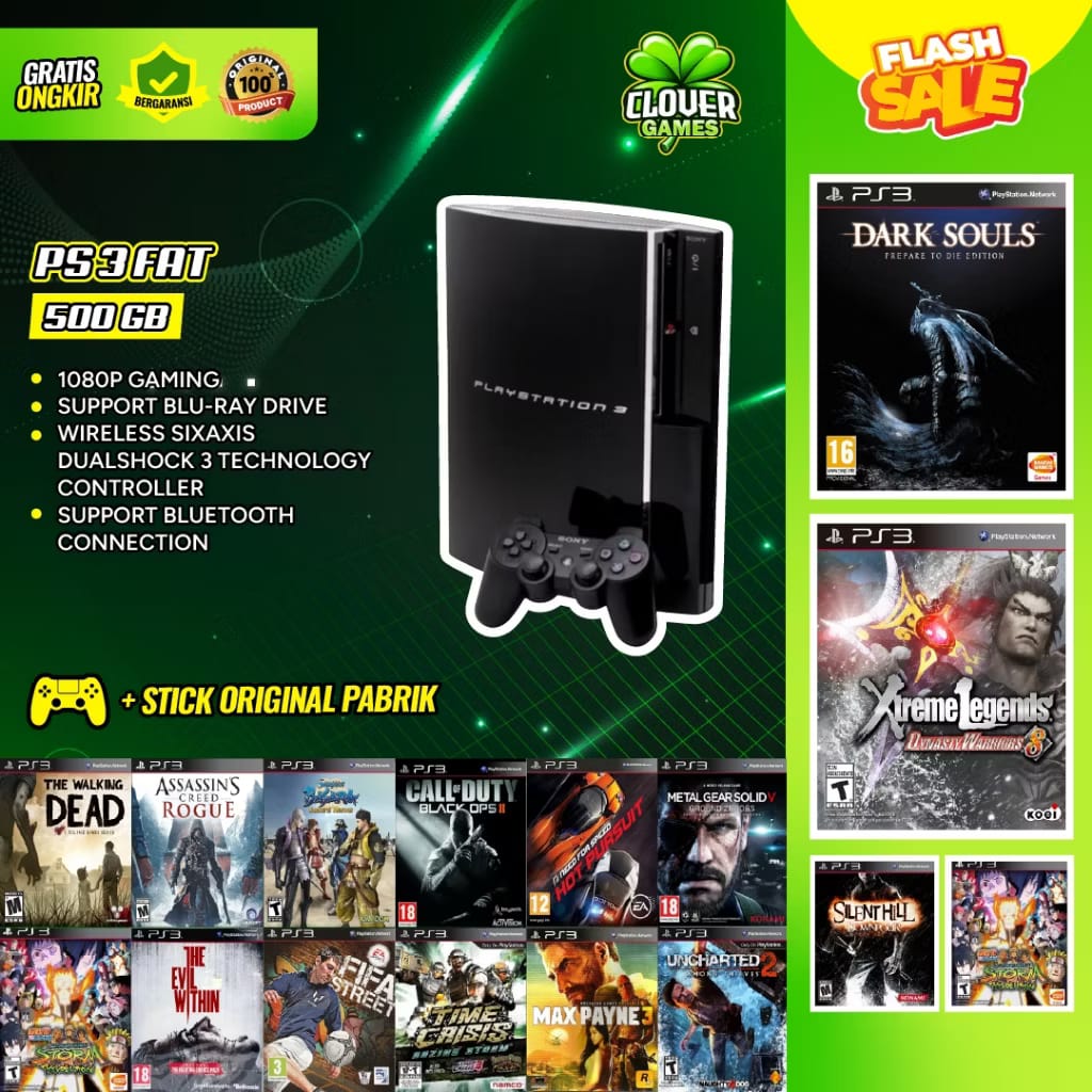 PS 3 FAT 500GB